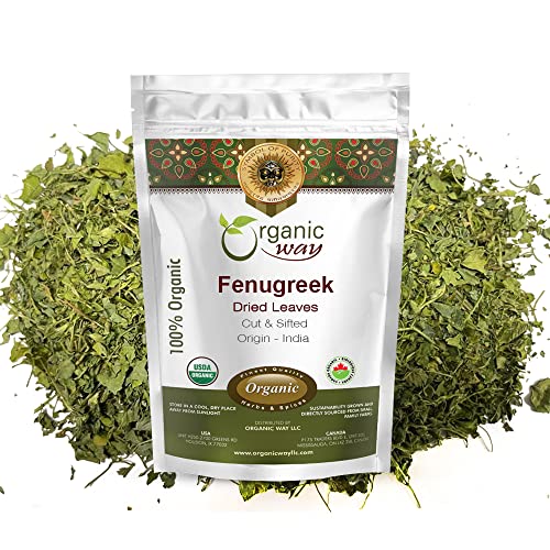 Organic Way Fenugreek Dried Leaves (Kasuri Methi)